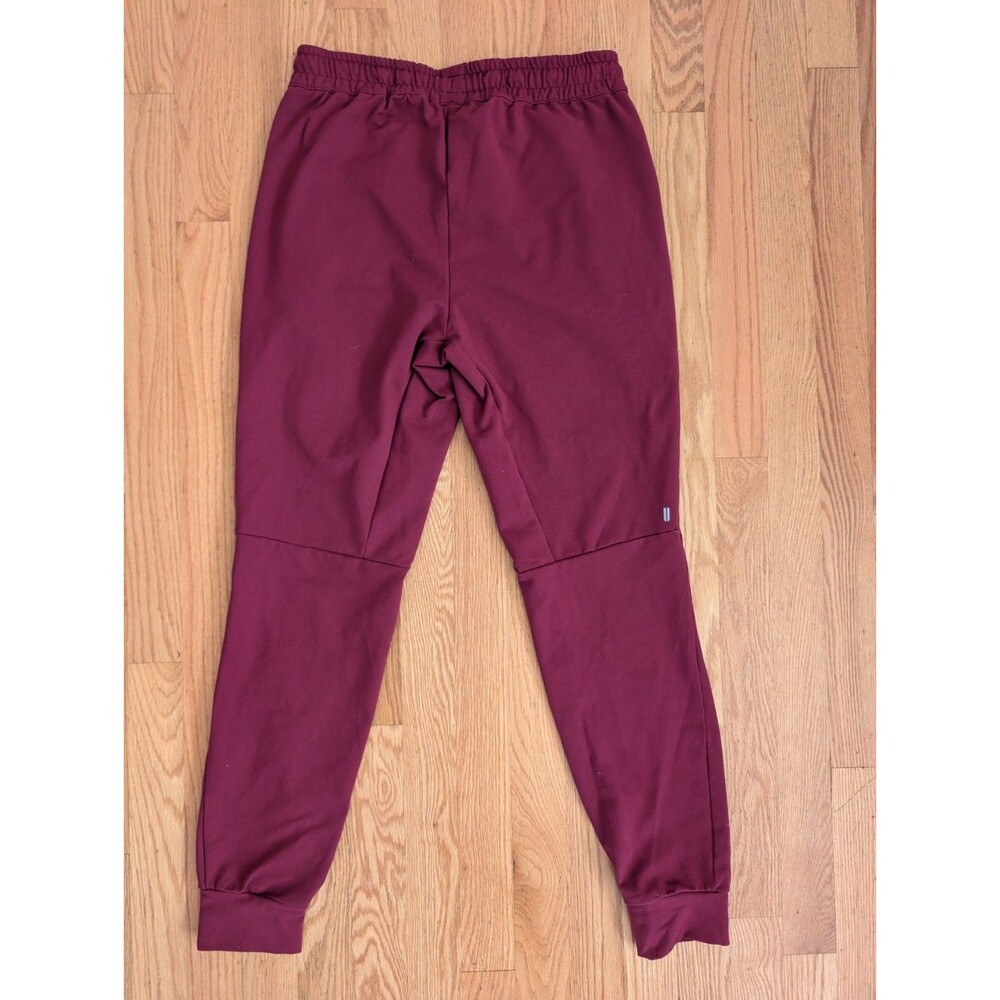 NOBULL Joggers Men’s Small Red Maroon Athletic Pants Gym Training Zip Pocket - Picture 7 of 11
